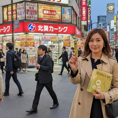 REIKA LAB Black Ginger Extract | Japanese Wellness Sachets | 2 Sticks Daily | Made in Japan KAMAKURA JAPON