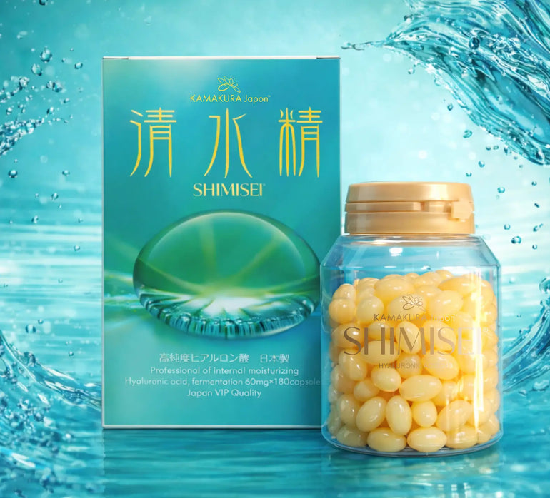 SHIMISEI High-Purity Hyaluronic Acid 240mg | Beauty & Hydration Support | 180 Caps | MADE IN JAPAN TokyoSupplements.com.au